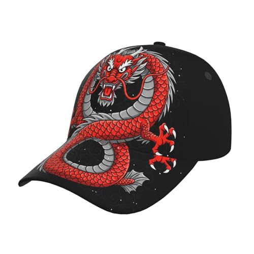 Gorra de béisbol Cool Dragon ajustable unisex miniatura 1