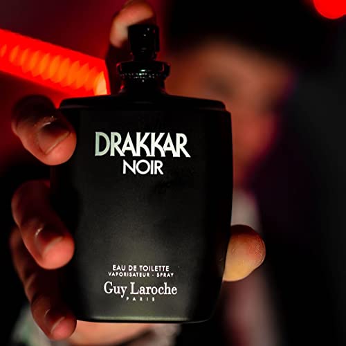 Drakkar Noir By Guy Laroche - Original Vintage Designer Fragrance Blend For Men - Fresh, Classic Men’s Evening Scent - Long Lasting Amber Fougere Aroma With Spicy Citrus Notes - 6.7 Oz EDT Spray - Image 6