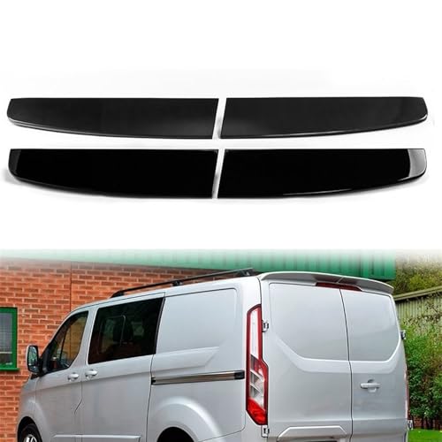 Spoiler latéral pour Ford Transit Custom 2012-2019 noir brillant