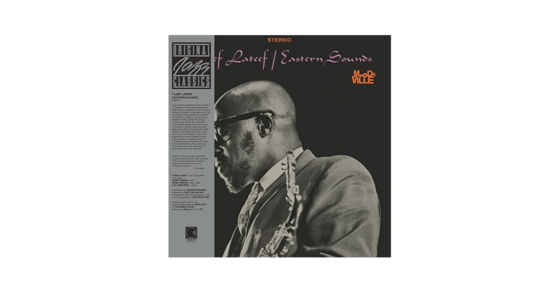 その他 Yusef Lateef Eastern Sounds PR 7319 Yusef Lateef – Eastern Sounds – Vinyl (180gr, LP, Album + 4