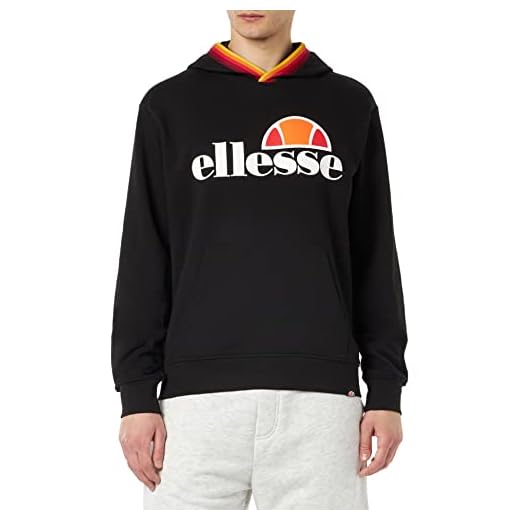 ELLESSE EHM919CO2-050 Hoodie Sweatshirt Men Black XL