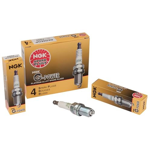 NGK (7092) BKR6EGP G-Power Spark Plug, Pack of 4 | OEM replacement,…