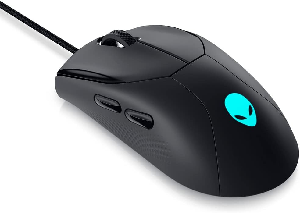 Alienware AW320M Kablolu Oyun Faresi, USB-A, Optik Sensör, 6 Yapılandırılabilir Düğme, Siyah