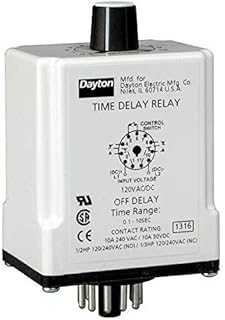 Time Delay Rlay, 240Vac, 10A, Dpdt, 0.1 Sec.