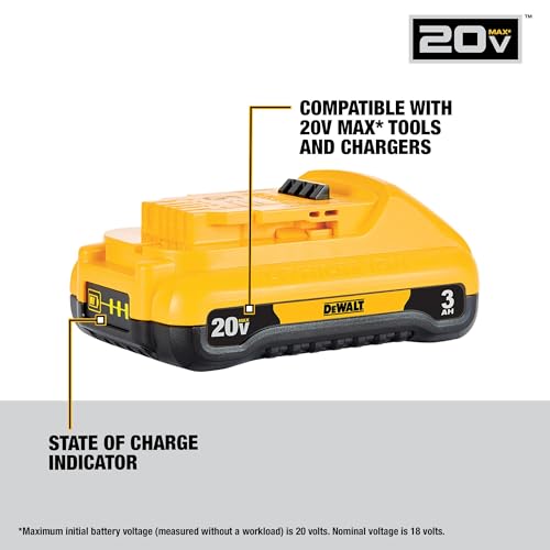 DEWALT 20V MAX Battery Pack with Charger, 3 Ah, Extra Long Run Time (DCB230C) - image 3