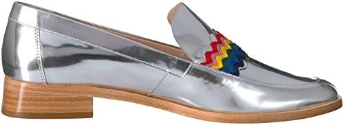 LOEFFLER RANDALL Women's Greta Loafer, Silver/Rainbow, 8 M US | Image 5
