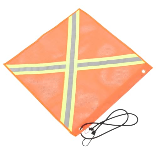 Toyvian Safety Flags for Trailer Reflective Flag Hook Vinyl Material for Enhanced Visibility
