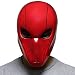 Red Hood Mask PVC Helmet Deluxe New Adult Halloween Party Masquerade Xcoser