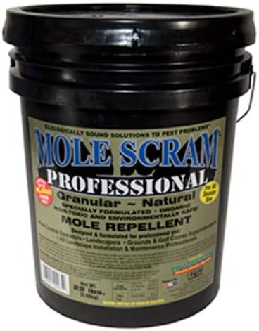 EPIC Mole Scram Professional 22 Lbs Organic Mole Repellent Covers 16;500 Sq Ft Moles
