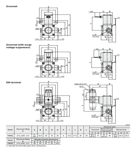 Électrovanne 2 voies VXD262 VXD2D2 valve de contrôle - 5