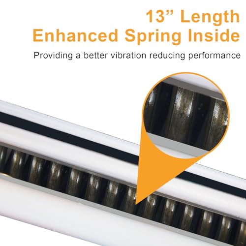 Image of Chrome Straight Mud Flap Hanger with Reflective Tape,Spring Loaded Mudflap Holder,30 inch Length,2 1 /2 inch Bolt Spacing,for Semi Truck (2 1 /2 inch)