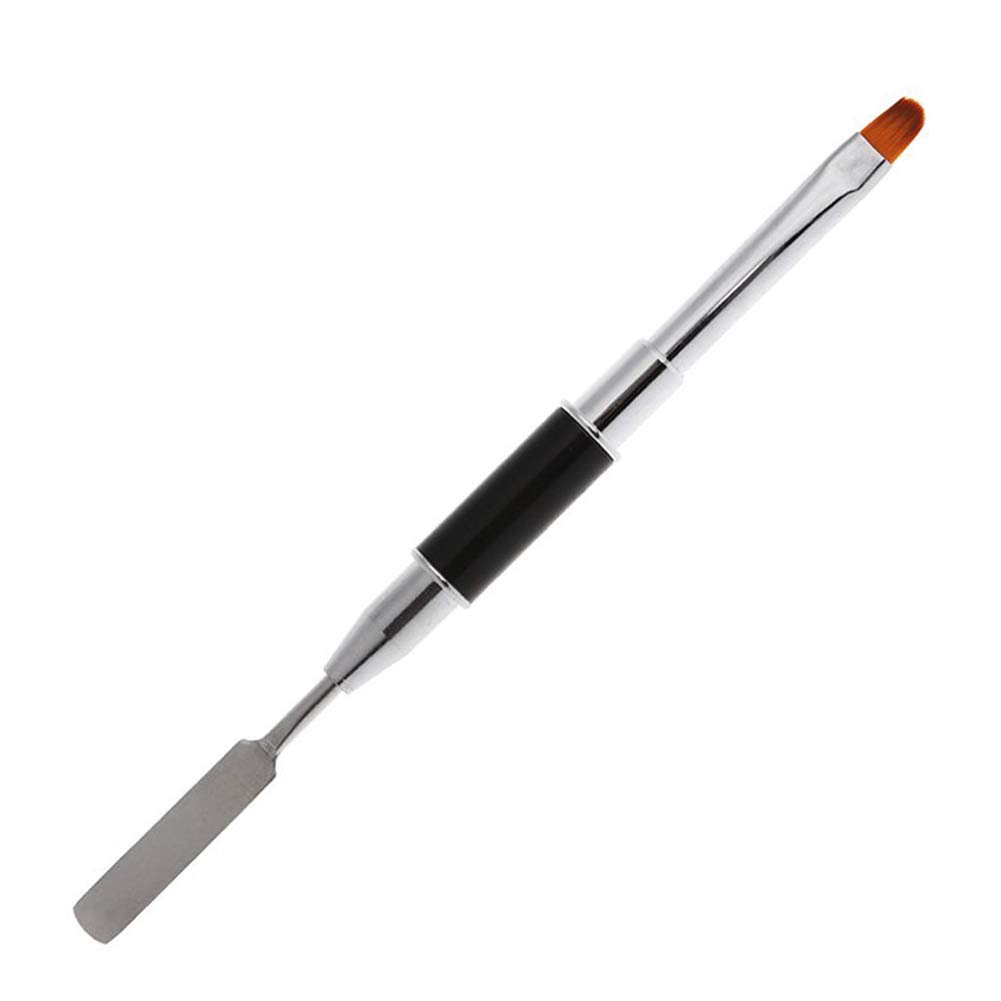 WOKOTO Dual End Round Tips Poly gel Nail Brush And Slice Shape Spatula Nail Tool Acrylic Brushes For Uv Poly Gel Acrylic Nails Extension Nail Art Tool-image-11