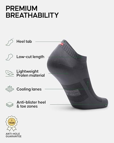Image of DANISH ENDURANCE Low-Cut Athletic Socks - Breathable Fast-Dry Running & Gym Workout Socks for Men & Women, 3 & 5-Pack