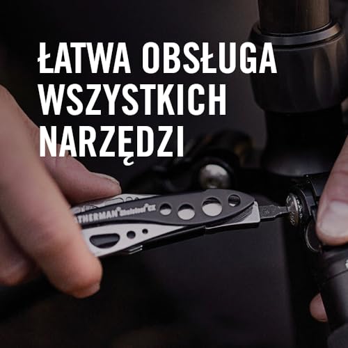 LEATHERMAN - Skeletool narzędzie wielofunkcyjne, lekkie i kompaktowe, z 7 ważnymi narzędziami, stal nierdzewna