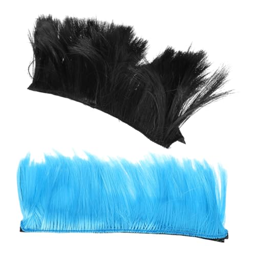 Perruque Mohawk pour Casque Réutilisable : Kit de Personnalisation Adhésive Double