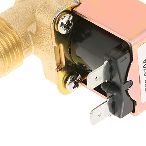Électrovanne laiton 12V évite les fuites d'eau grâce au mécanisme normalement fermé - 8