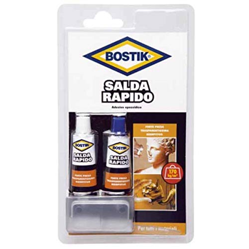 Bostik Adesivo Bicomponente Salda Rapido 34ml Resina Epossidica Liquido