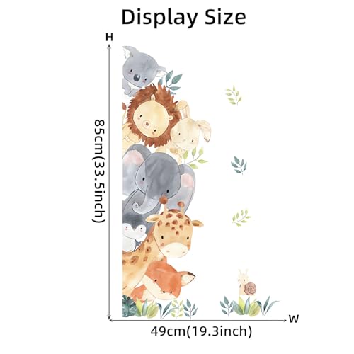 Vinilos Decorativos Sacinora Animales para Pared 33.5 x 33.5 in miniatura 5
