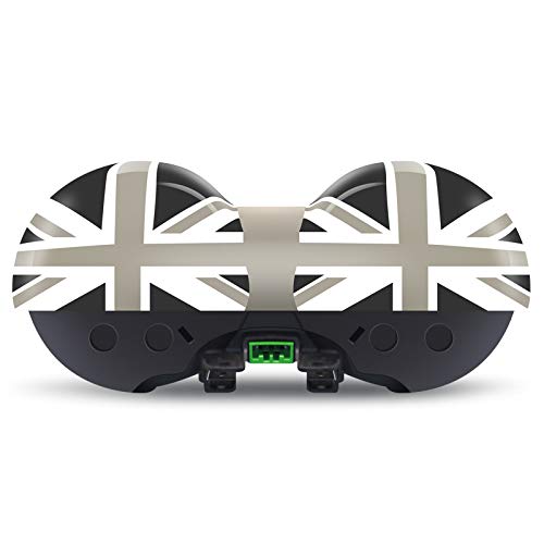 YaaGoo Autocollant décoratif double tachymètre en PVC pour Mini Cooper R50 R52 R53 2000-2006 JCW Gris Cover