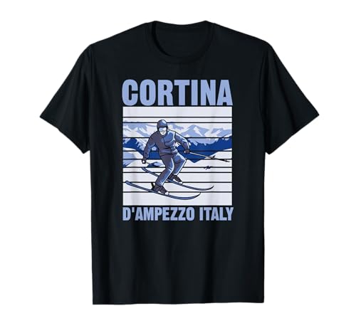 Cortina d'Ampezzo Italy Ski T-Shirt