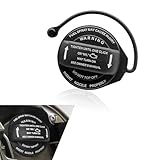 Tesnaao 1 PC Car Fuel Tank Cap, Fuel Filler Cap Replacement Parts 5Q0201550L, Compatible with Audi A4 A5 A8 S4 S5 S8 Q5 RS5 SQ5 Quattro Allroad (Black)