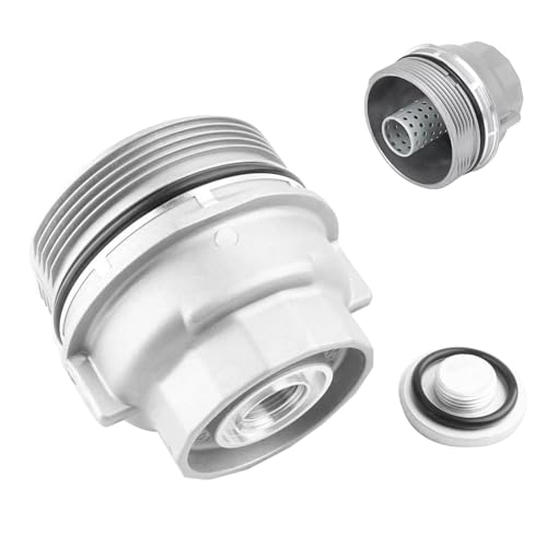 15620-31060 Engine Oil Filter Housing Cap Cover for (2005–2023) Toyota Camry/Tundra/RAV4/4Runner/Tacoma/Highlander/Sienna/Venza/Avalon/FJ Cruiser, Lexus ES300h/ES350/GS200t/GS300/GS350/GS450h/GX460