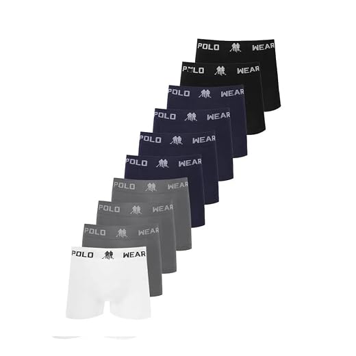 Cuecas Boxer Polo Microfibra 10 Unidades Tamanho:G;Cor:Sortido