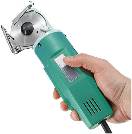 Knife Cloth Cutting Machine, Fabric Cutting Machine Portable Electric Cloth Cutter Multi-Layer Fabric Power Circular Knife Electric Scissors Electric Rotary Cutter for Sewing Leather Wool Cutting Tool