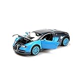 NuoYa001 New style 1:32 Bugatti Veyron Alloy Diecast car model collection light&sound blue color