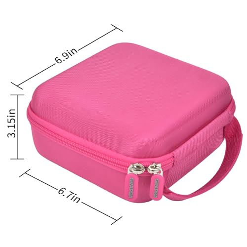 Image of Case Compatible with GL-BE3600 /SFT1200 / MT3000 / AXT1800 / MT1300 / A1300 for Glinet Travel Router for Hotel Wifi, Portable Router Storage Holder for Gl.inet Slate 7 Router Accessories(Box Only)-Rose Red