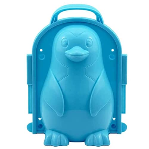 SYZXH 1 Pieza Nieve para Niños Juguetes De Nieve Linda Pingüino Nieve Modelo Snowball Fight Toy Snow Ball Ball Maker Clip Cover