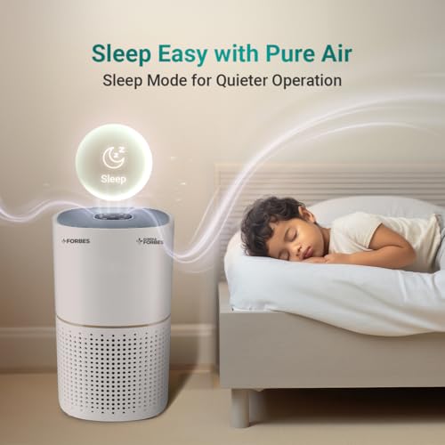 Image of Eureka Forbes Air Purifier 230|True HEPA H13 Filter & Surround 360 Air Intake Tech(Approx. 1.5-2 Yrs)| Removes 99.97% PM2.5, Dust & Allergens| 4-Stage Purification|Coverage 310 Sq. Ft|Sleep Mode