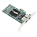 Zexmte Gigabit Ethernet PCI Express PCI-E Network Card Dual Port 2 RJ45 Gigabit Ethernet PCIE Network Adapter for Desktop PC