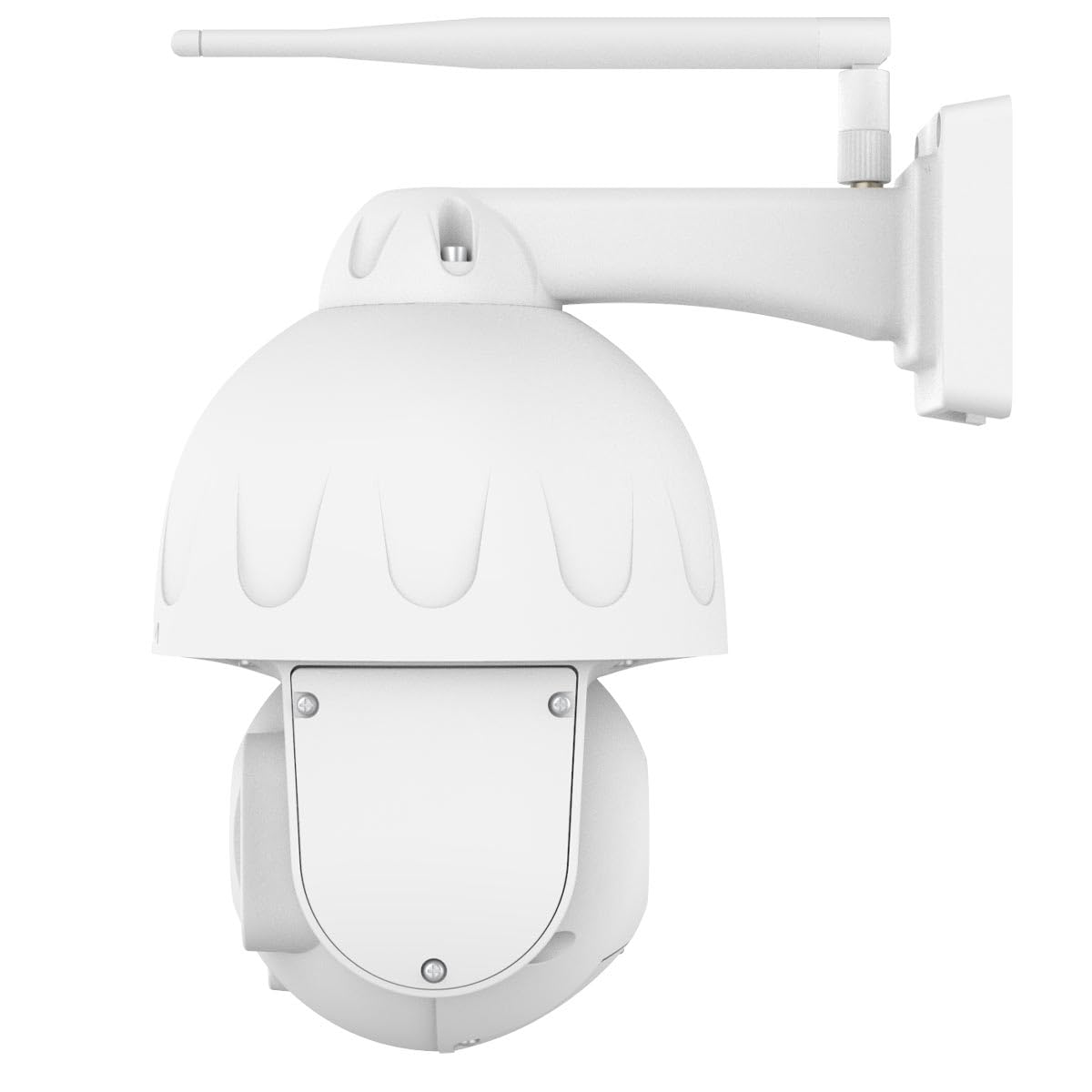 Foscam SD8P hochauflösende 8-MP Dualband-WLAN PTZ Dome Überwachungskamera mit 4-Fach optischem Zoom und intelligenter Personen- und Fahrzeugerkennung