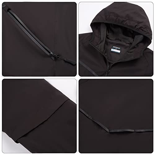 K.E.J. Golf Rain Jacket Waterproof Rain Suits for Men Performance Golf Rain Gear Lightweight Jacket and Pants for All Sports4