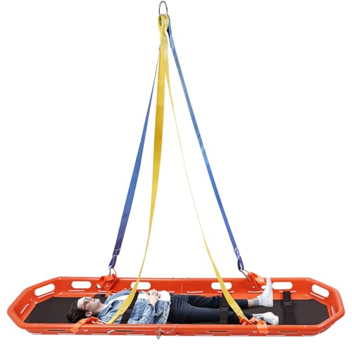 EMS Rescue Basket Stretcher with Lifting Rope and Handles