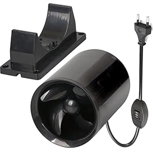 Hose Vary Afvoerventilator 100 mm, 2 snelheden, ventilator voor de slang, met ventiel voor hydrocultuur, toiletten, aanbouwgordijnen, badkamer, keuken