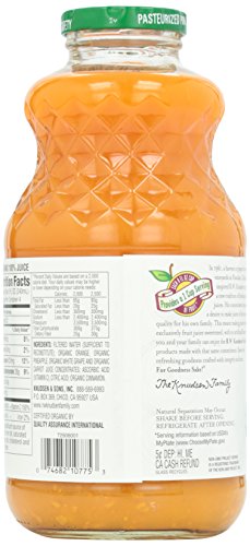 R.W. Knudsen Family Organic Orange Carrot Juice Blend, 32 Ounces