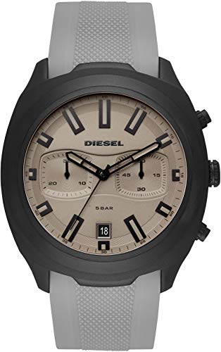 Preisvergleich Produktbild Diesel Herren Chronograph Quarz Uhr mit Silikon Armband DZ4498