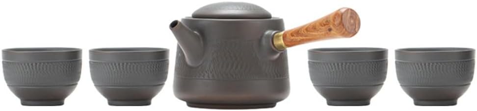 Tea Set Chinese Tea Souvenir for Home and Office Travel Portable Travel Tea Set Vehicle Tea Cup(D)