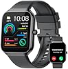 Smart Watch para Hombre Mujer (Contestar/Hacer Llamadas), Reloj Fitness con Monitor de Ritmo Cardíaco/Sueño/Podómetro/Calorías, Nuevo 2026 Resistente al Agua IP68, 113+ Modos Deportivos, Rastreador de Actividad para Android iOS 2