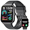 Smart Watch for Men Women (Answer/Make Call), 1.96″HD Smartwatch with Heart Rate/Sleep Monitor/Pedometer/Calories, 113+ Sports Fitness Tracker Watch, IP68 Waterproof Activity Tracker for Android iOS