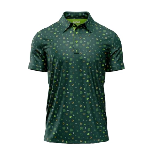 Bogey Bros Men's 4 Way Stretch Short Sleeve Golf Polo