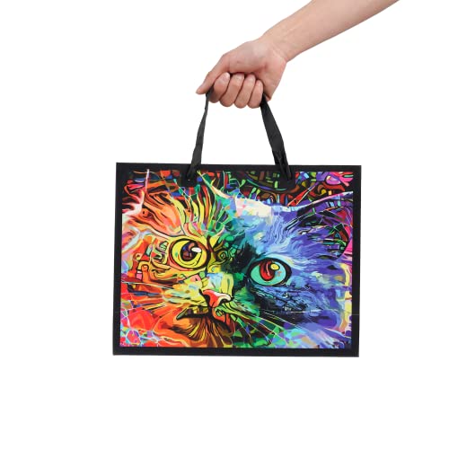 Ysmile Premium Gift Bag With Wrapping Tissue Boutique Paper Bag With Handle Large Size 12 Inch - Cat #TOP3