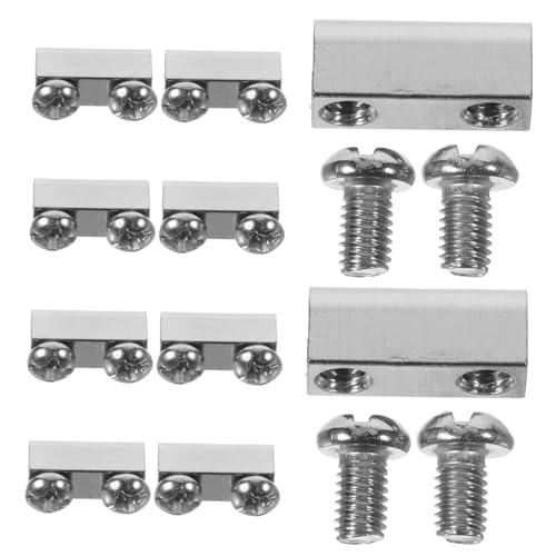 HOMOCONO 10pcs Rope Fastener Wire Rope Cable Clamp Cable Clip for Fence/Railing Stainless Steel Heavy Duty