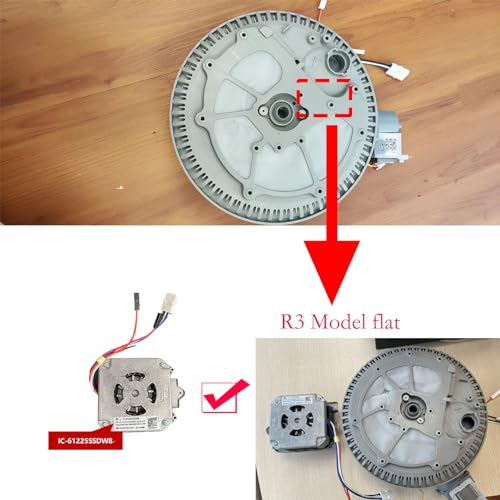 D.I.Accessa DD31-00008A Dishwasher Circulation Pump Motor Compatiable For Samsung Dishwasher DW80R5060 DW80R5061 Series (IC-61225SSDWB CW Direction) by D.I.Accessa - Used condition - Image 3