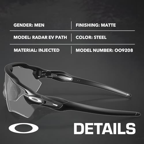 Image of Oakley RADAR EV PATH OO9208 Shield Sunglasses With Official Eyewear Kit | Men's & Women's Sunglasses