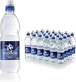 Radnor Still Mineral Water – 500ml Sports Cap Bottles (Pack of 24) – Natural Welsh Spring Water – 100% Recyclable – Ideal for Active Lifestyles and On-the-Go Hydration