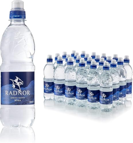 Radnor Still Mineral Water – 500ml Sports Cap Bottles (Pack of 24) – Natural Welsh Spring Water – 100% Recyclable – Ideal for Active Lifestyles and On-the-Go Hydration