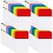 KICNIC Sticky Tabs 1 Inch, 960pcs Book Tabs, Colored Page Markers Self Adhesive, Repositionable Note Tabs for Documents, Books, Paper, Notebooks, Filing and Folders [24 Sets, 10 Colors]